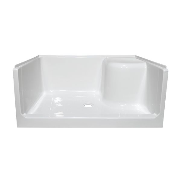 Shower Pan, 48x34 Right Seat