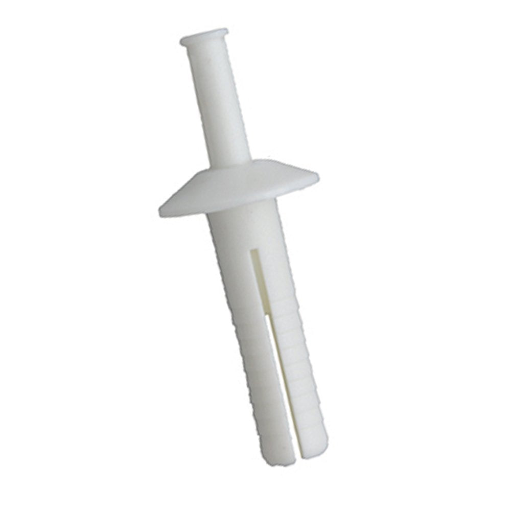 1" Plastic White Rivets, 25 Pieces