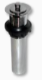 CO Plug, No overflow, Chrome