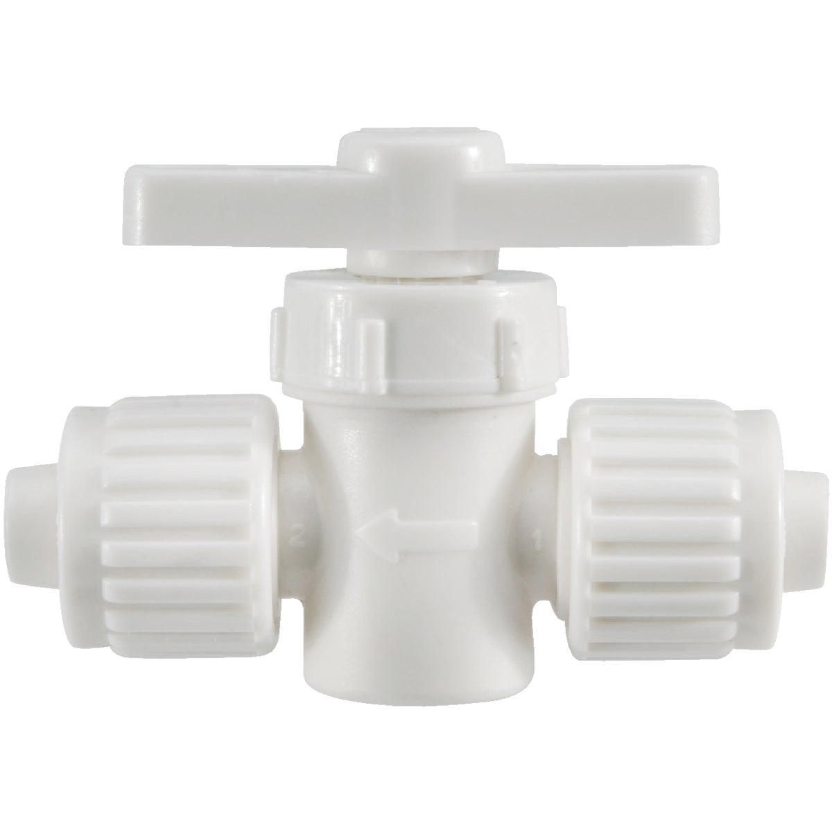 3/8"P x 3/8"P Straight Stop Valve