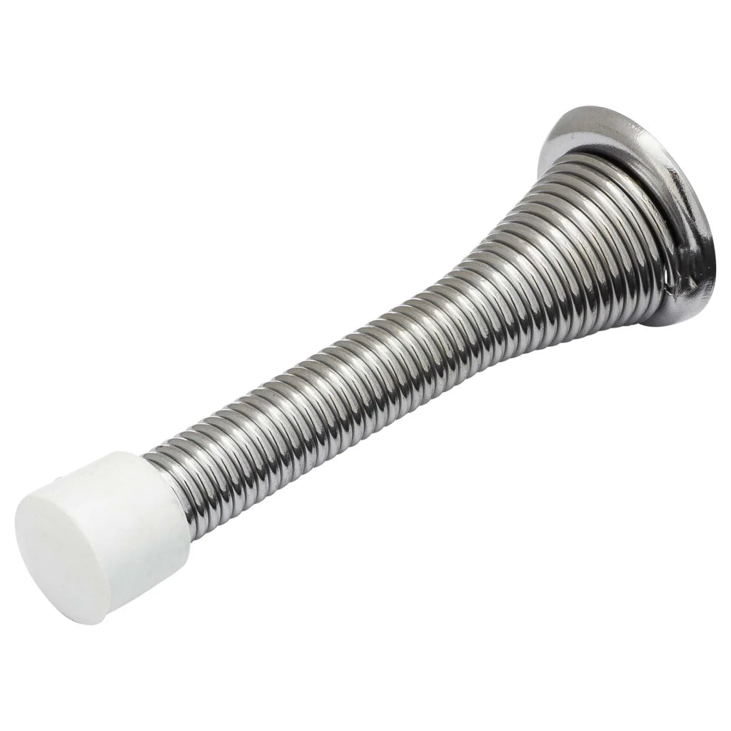 3" Spring Door Stop Chrome
