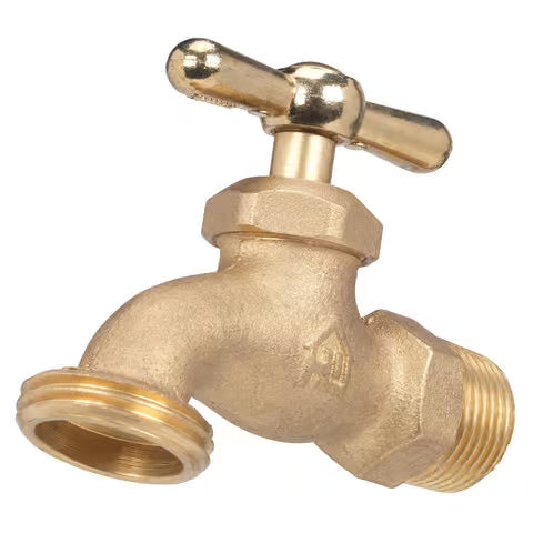 Brass Hose Bibb, 1/2"