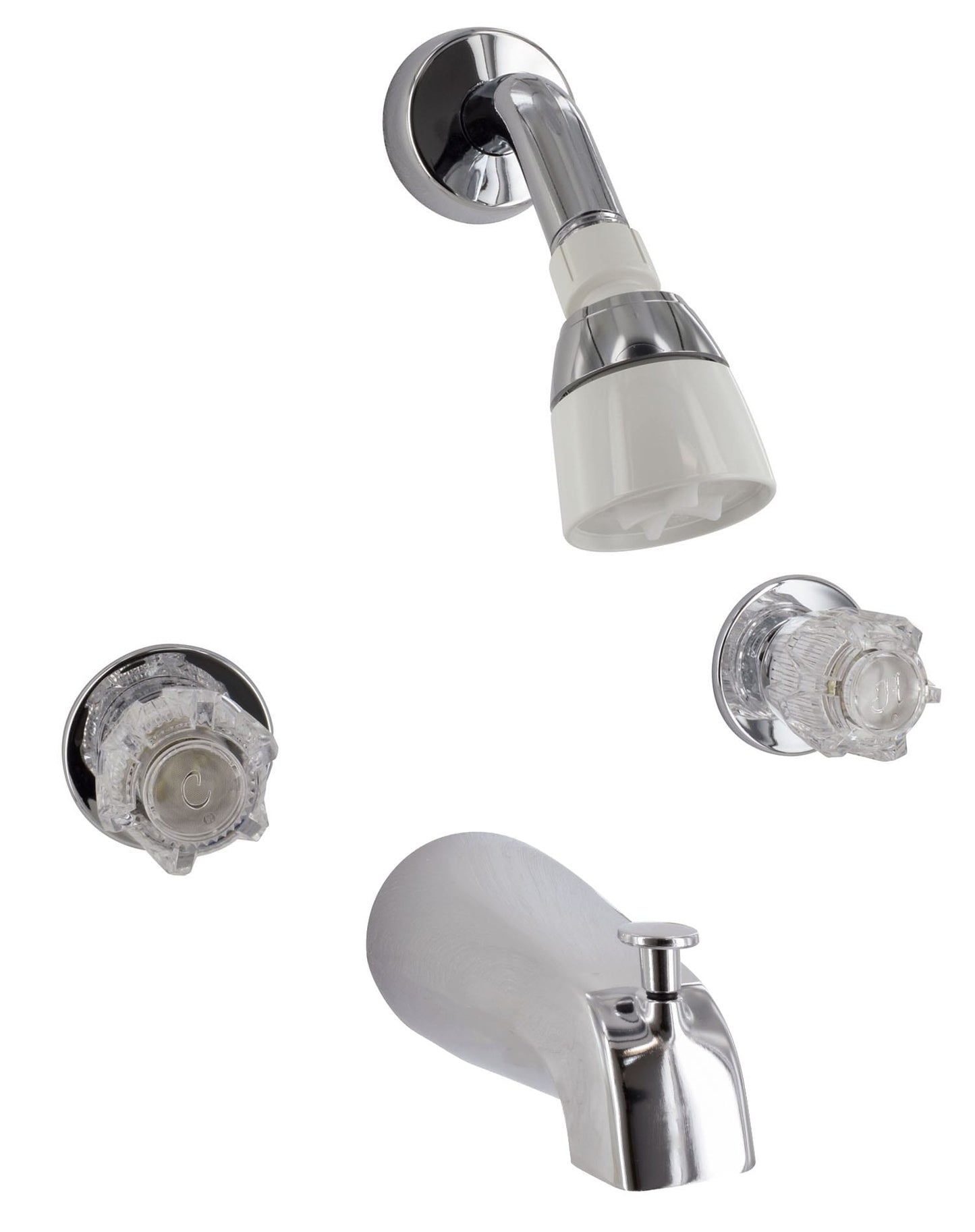 Tub & Shower Bypass - 3 Valve Brass