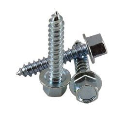 Screws, 1" Zinc, Hex Head