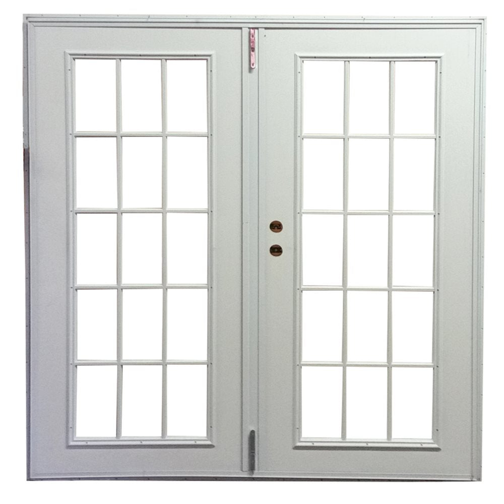 Double French Door, LH, White, 72" x 76"