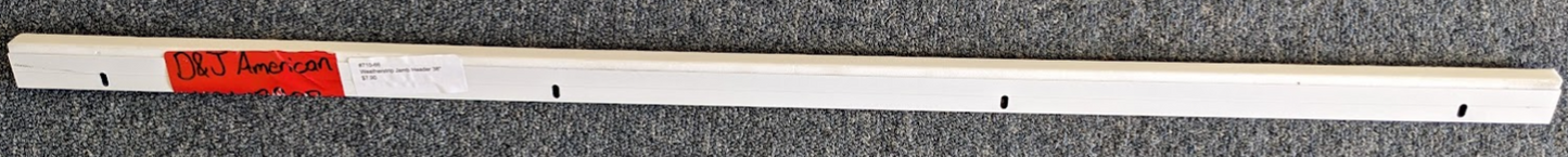 Window Weatherstrip Jamb Header 38"