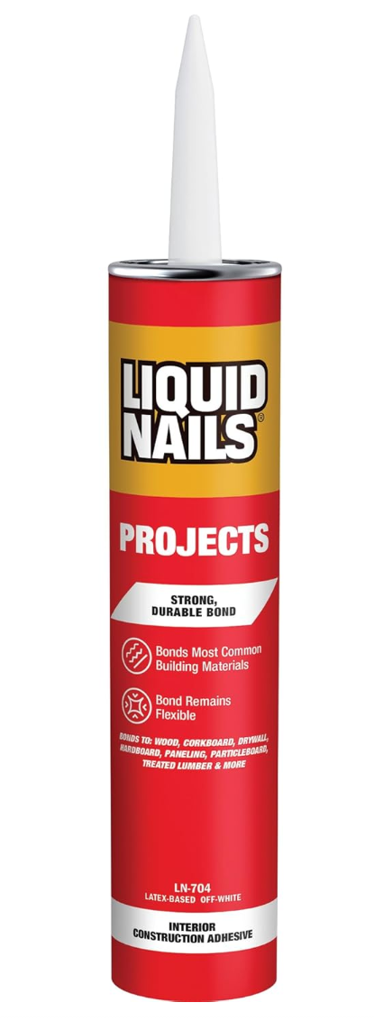 Adhesive, Liquid Nails Interior Construction Adhesive