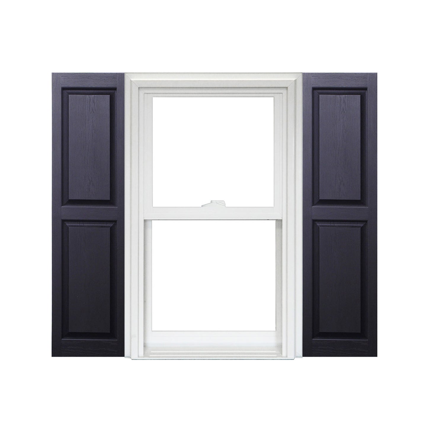 Raised Panel Shutters Pair 15x31, Black