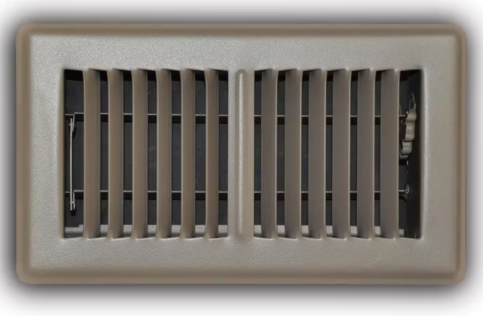 4x8 2-Way Floor Register, Brown
