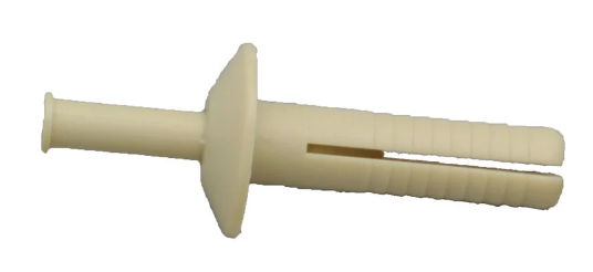 1" Plastic Almond Rivets, 25 Pieces