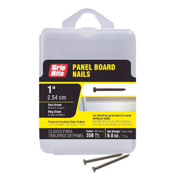 Panel Board Nails, Brown