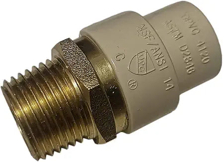 CPVC 1/2"Transition Male Adapter
