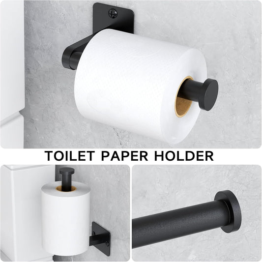 Toilet Paper Holder - Black