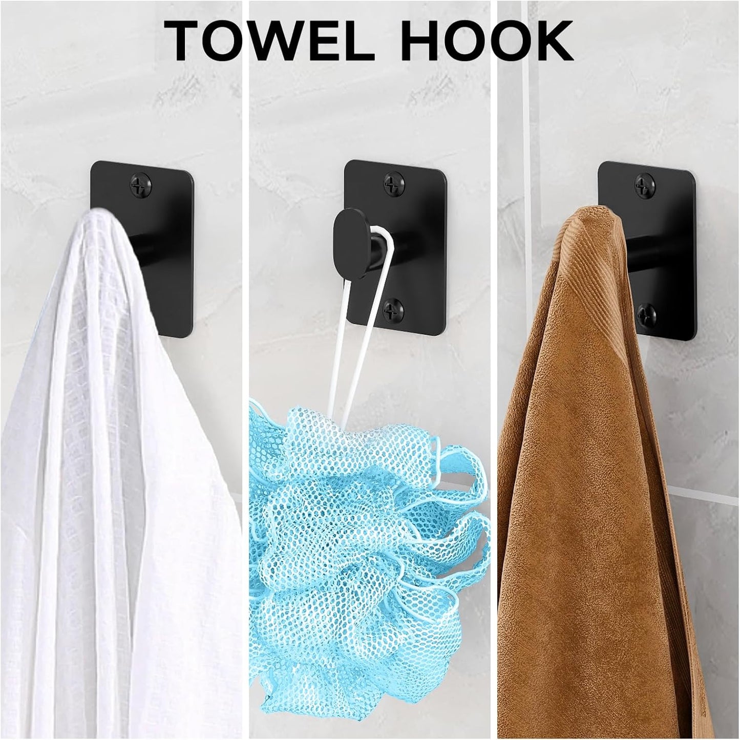 Towel Hook - Black