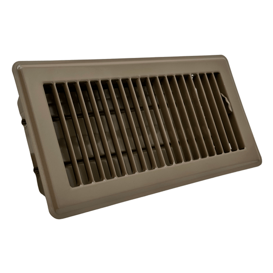 4x10 Floor Register, Brown