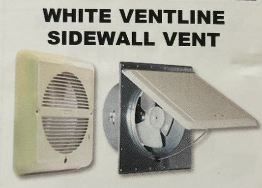 Exhaust Fan, Sidewall, White