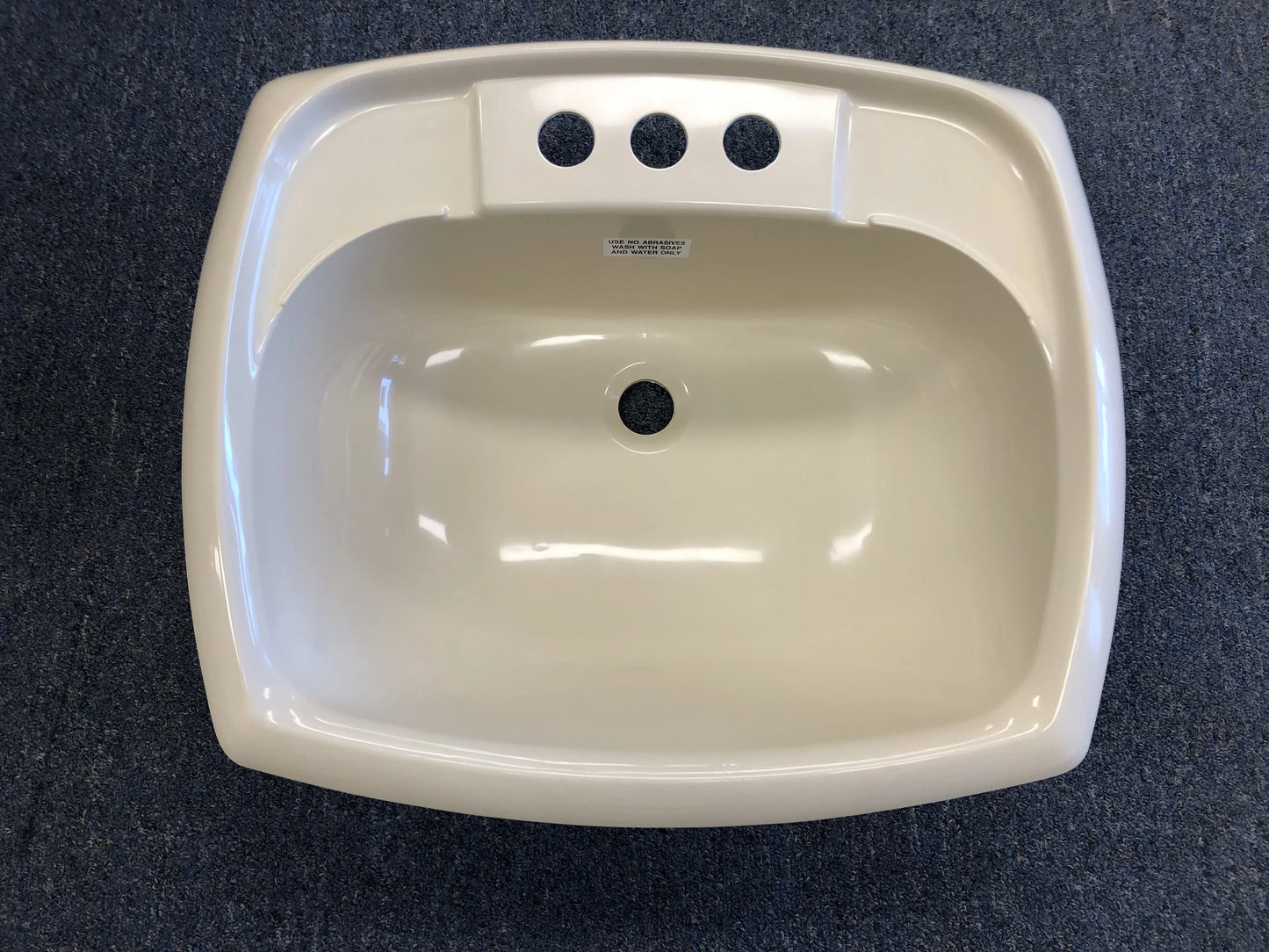 Rectangle Sink 17x20, Bone