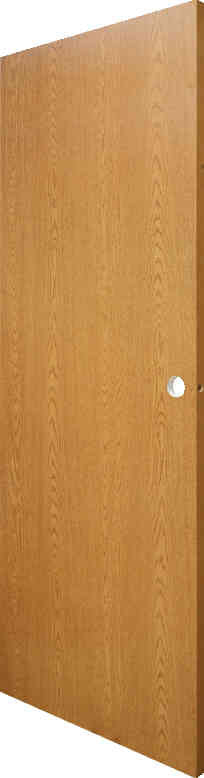 Int Door 24x78 Flat Oak