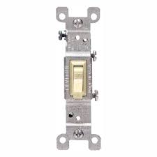 Switch, Single and Plate, Ivory