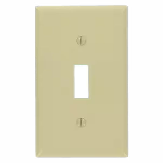 Single Switch Plate, Ivory
