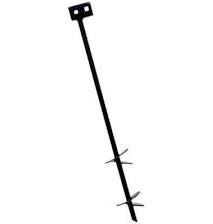 36" Iron Root Double Head Double Helix Earth Anchor