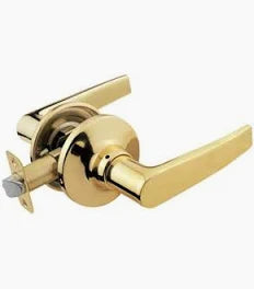 Passage Lock, Lever Polished Brass