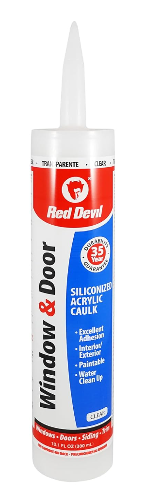Siliconized Acrylic Caulk, Window & Door